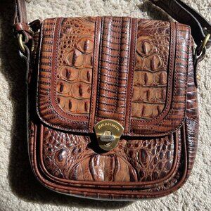 Brown Croc BRAHMIN Purse